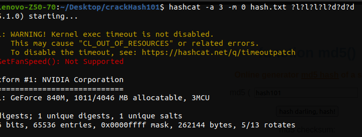 Hashcat Kullanımı