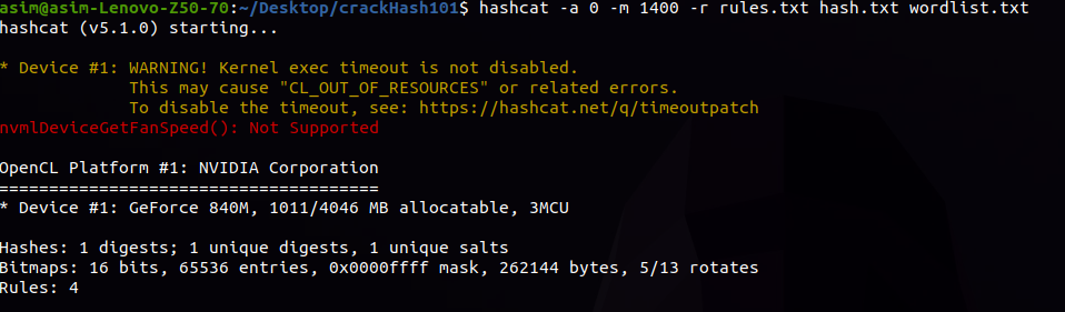 hashcat rule kullanımı